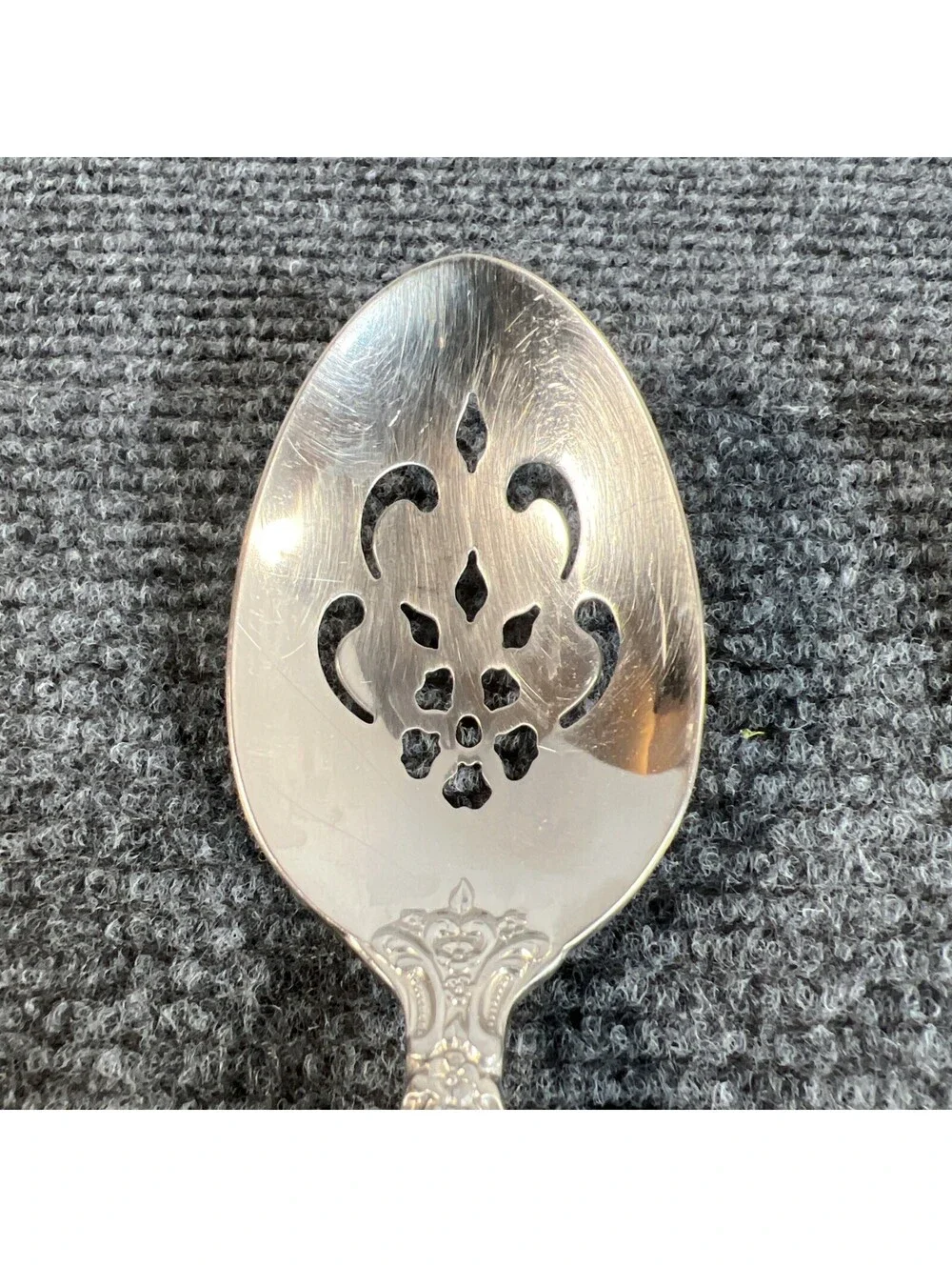 Oneida Cube Mark Michelangelo Stainless Serving Spoon & Fork  Set